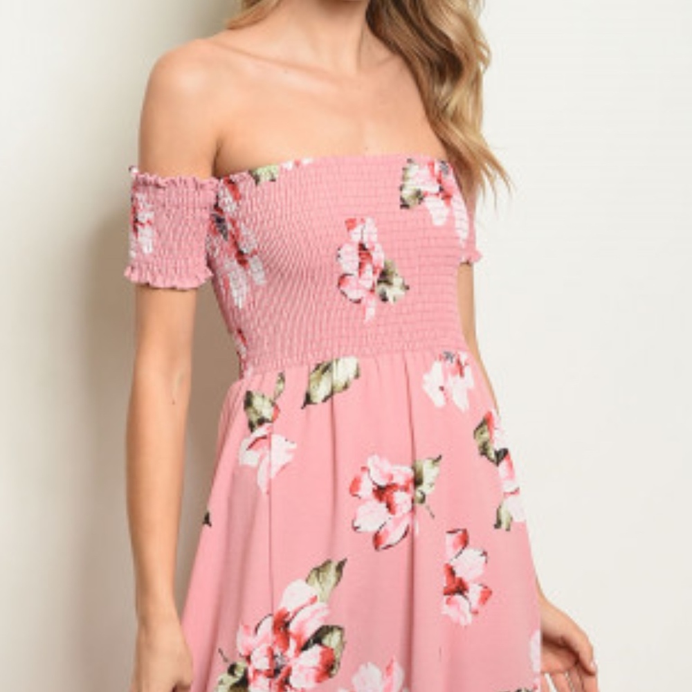 LAST 2! MAUVE FLORAL MAXI - Picture 2 of 8